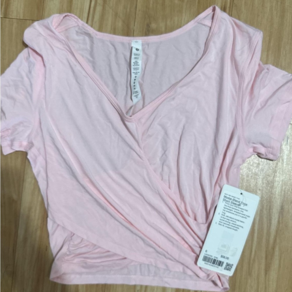 Lululemon Strawberry Milkshake Modal-Blend Yoga Short